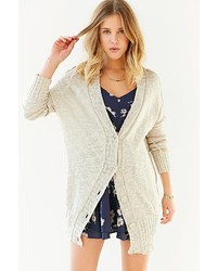 Urban Outfitters Mouchette Mega Ribbed Cardigan