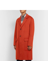 Ami Wool And Cashmere Blend Coat