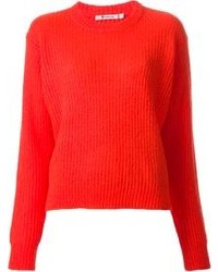 Red Oversized Sweater