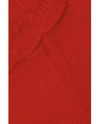 Simone Rocha Crochet Trimmed Merino Wool Sweater