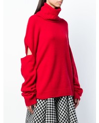 Circus Hotel Sleeve Cut Out Turtleneck Jumper