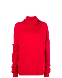 Circus Hotel Sleeve Cut Out Turtleneck Jumper