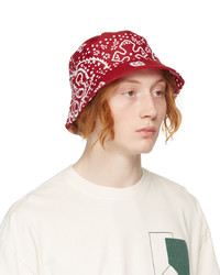 Rhude Red Paisley Rhepurposed Bucket Hat