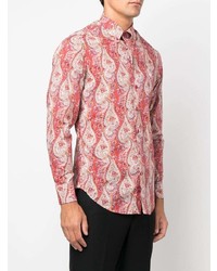 Etro Paisley Print Button Down Shirt