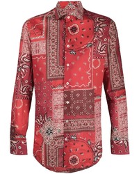 Etro Patchwork Bandana Print Shirt