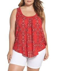 Red Paisley Tank