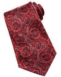 Stefano Ricci Paisley Silk Tie Red