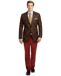 Brooks Brothers Own Make Rust Corduroy Dress Trousers