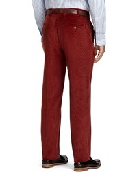 Brooks Brothers Own Make Rust Corduroy Dress Trousers
