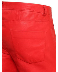 CNC Costume National 17cm Skinny Nappa Leather Pants