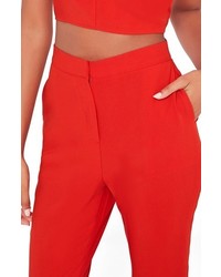 Missguided Crop Cigarette Trousers