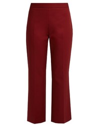 The Row Seloc Cropped Double Stretch Sateen Trousers