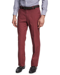 Peter Millar Soft Touch Twill Pants Wine