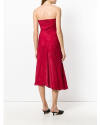 Romeo Gigli Vintage Strapless Asymmetric Dress