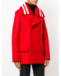 Givenchy Removable Collar Short Peacoat