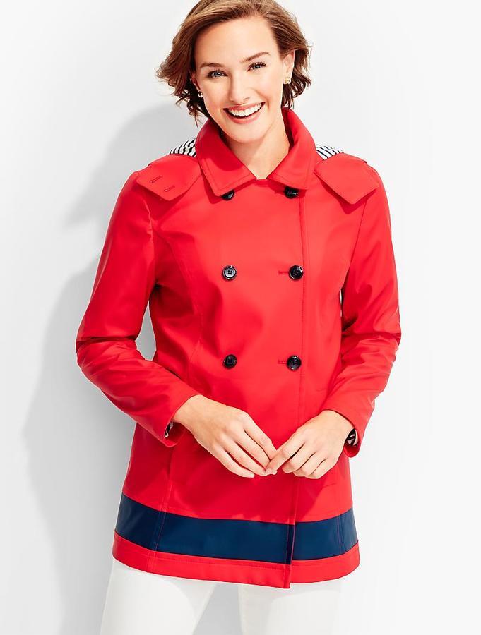 talbots rain coats