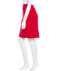 Moschino High Waist Tweed Skirt