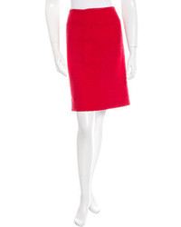 Moschino High Waist Tweed Skirt