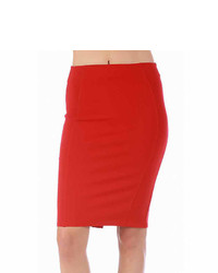 Instant Figure Lamonir Short Pencil Skirt With Back Zip