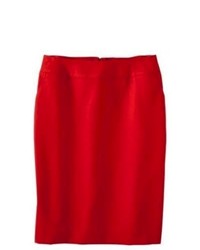 Merona Classic Pencil Skirt Anthem Red 12