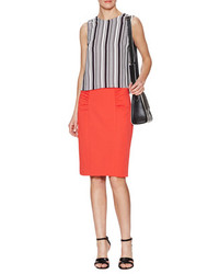 Nanette Lepore Sweet Desire Ruched Pencil Skirt
