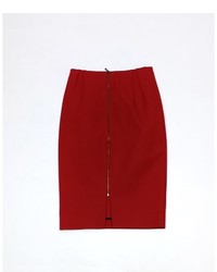 Roland Mouret Red Pencil Skirt