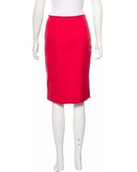 RED Valentino Woven Pencil Skirt