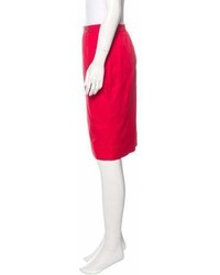 RED Valentino Woven Pencil Skirt