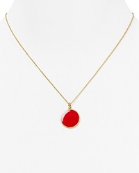 kate spade new york Paint The Town Red Boxed Pendant Necklace 18