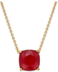 Kate Spade New York Gold Tone Mini Stone Pendant Necklace