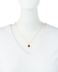 Ippolita Rock Candy 18k Round Garnet Pendant Necklace