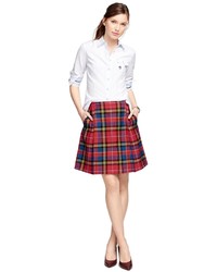 Brooks Brothers Wool Tartan Plaid Skirt