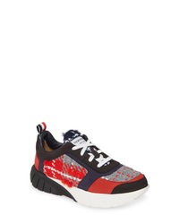 Red Plaid Athletic Shoes