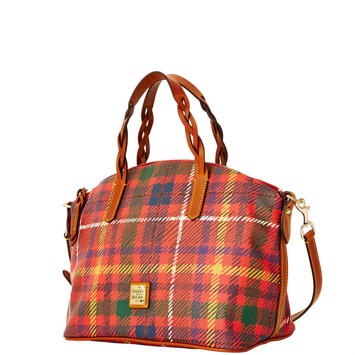 Dooney and bourke red plaid clearance purse