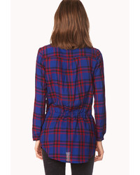 Forever 21 Day Off Plaid Top
