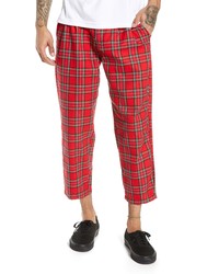 The Rail Pleated Crop Flannel Pants