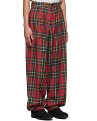 Kidill Red Polyester Trousers