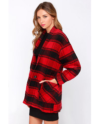 Lumber Jane Red Plaid Coat