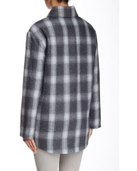 Pendleton Wool Blend Shirting Plaid Coat