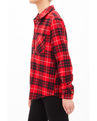 Forever 21 Plaid Flannel Button Down