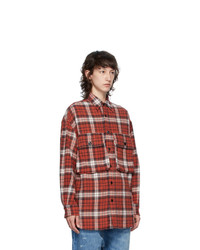 R13 Red Oversized Shirt