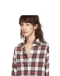 Dsquared2 Red Plaid Easy Dean Shirt