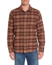 Prana Brayden Regular Fit Plaid Flannel Shirt