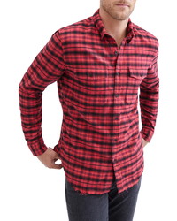7 For All Mankind Button Up Flannel Shirt