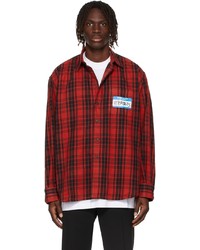 Vetements Red My Name Is Shirt