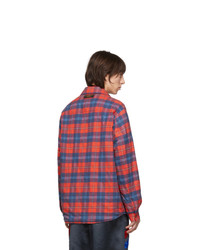 Gucci Red And Blue Disney Edition Check Jacket