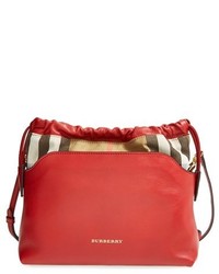 Red Plaid Leather Bag