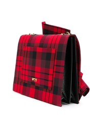 N°21 N21 Tartan Abstract Bow Shoulder Bag