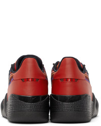 Giuseppe Zanotti Red Check Nevillone Sneakers