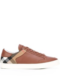 Burberry Checked Detail Sneakers